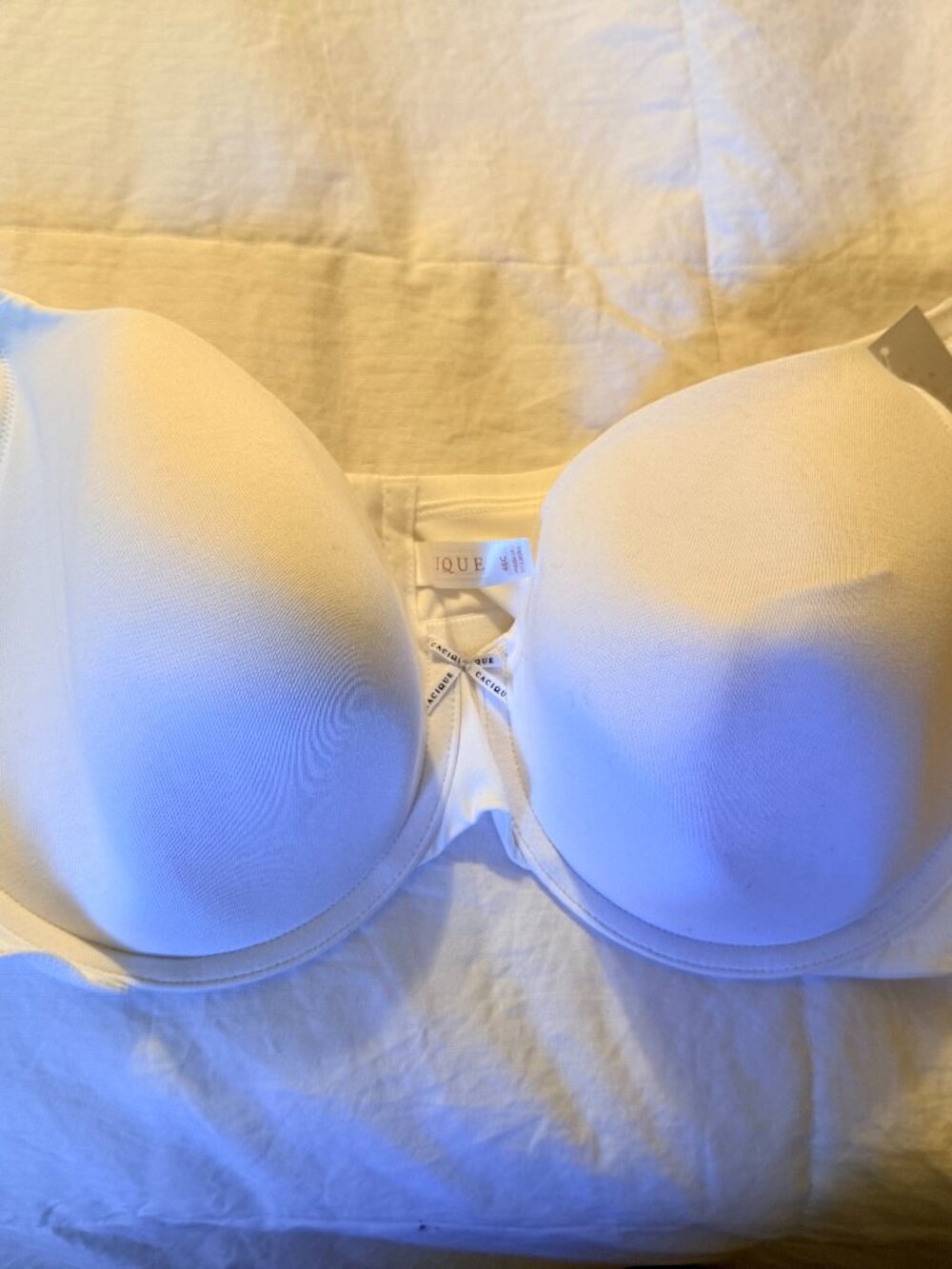 White Cacique Lane Bryant Padded Bra - NWT - 46C